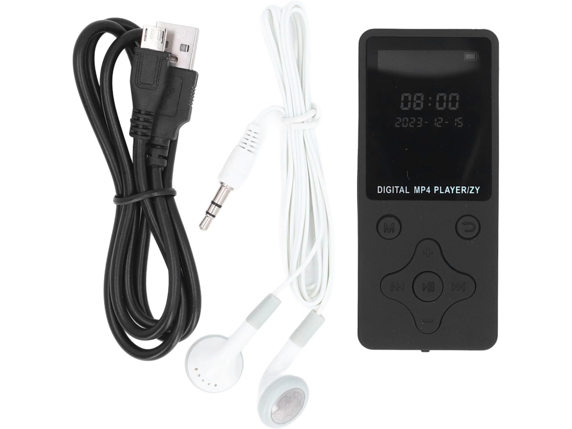 Reprodutor de MP3/MP4 de 128 GB/64 GB com tela, Bluetooth 5.0, 64 GB/128 GB, modo esportivo, com HiFi sem perdas.