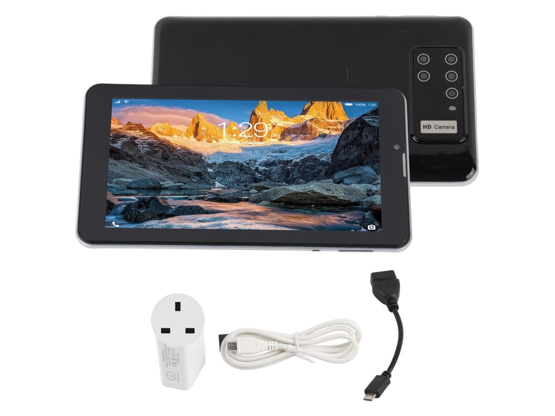 Tablet (com Wifi E Função De Chamada) 7 Polegadas 4gb+32gb Expansível Para 128gb Octa-core Tela Ips 1200x1920 Dual Sim Dual Standby
