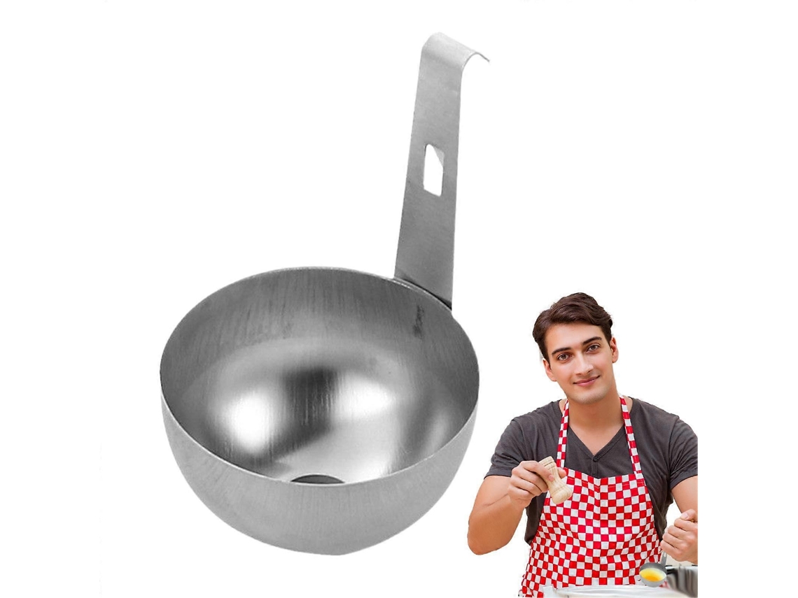 Cozinhador De Ovos Poché Com Copos Antiaderentes De Aço Inoxidável, Altura Ajustável, Pode Ser Lavado Na Lava-louças