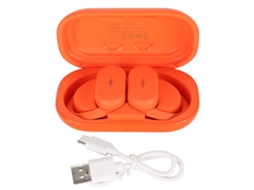 Fones tradutores Bluetooth 5.3, 74 idiomas, 70 acentos, com app laranja S/MARCA