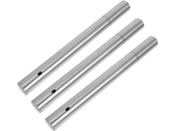 Conjunto Healeved de 3 Tubos Aço Inoxidável para Documentos, 3,5 Cm Diâmetro X 40 Comprimento, Tubo Armazename