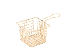 Cesta de Fritura de Ferro com Alça | S/MARCA