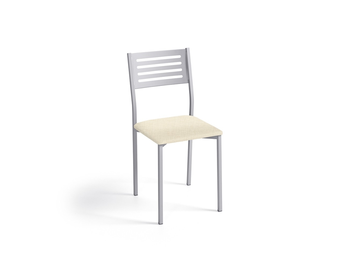 Cadeira de Cozinha Kati em Alumínio 38x86x47cm Areia Michigan FANMUEBLES