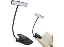 Luminária De Leitura Para Luz Livros Na Cama Led Discreta Com Clipe, Que Ilumina Suavemente Durante A Leitura