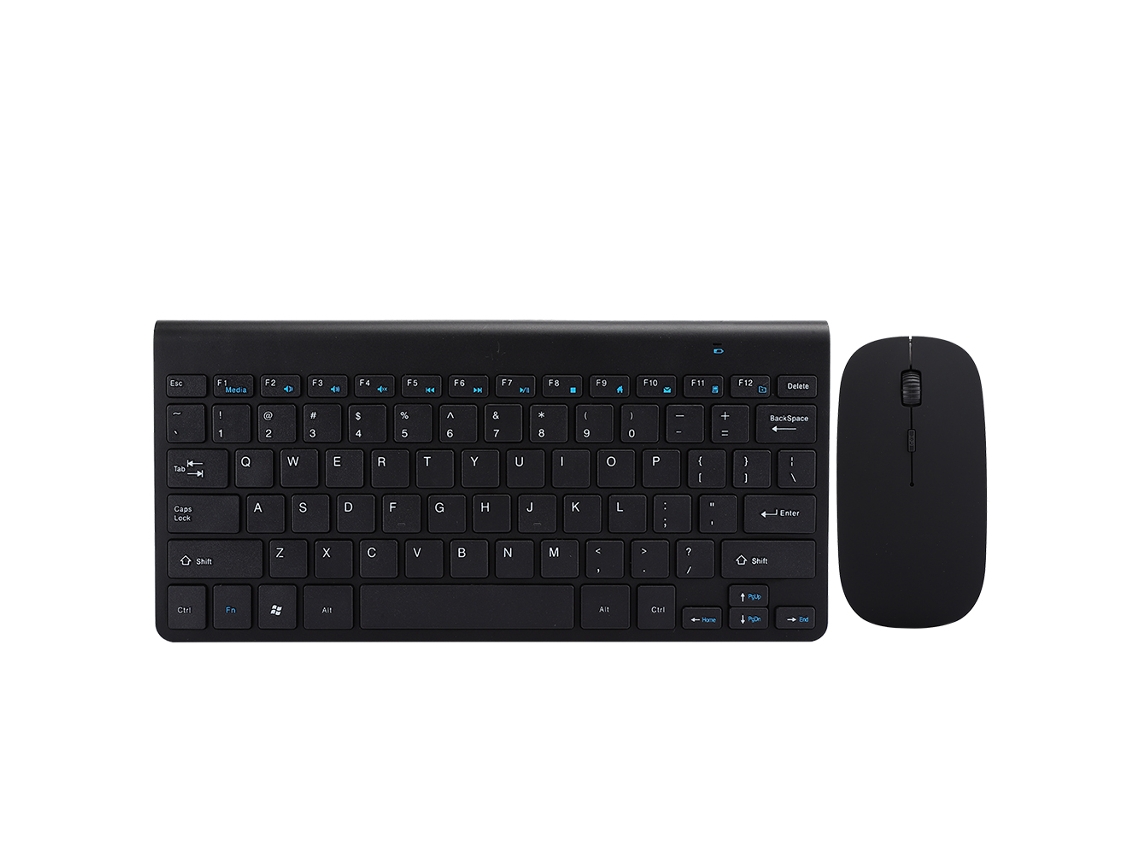 Conjunto De Teclado E Mouse Sem Fio Ultra Fino E Silencioso