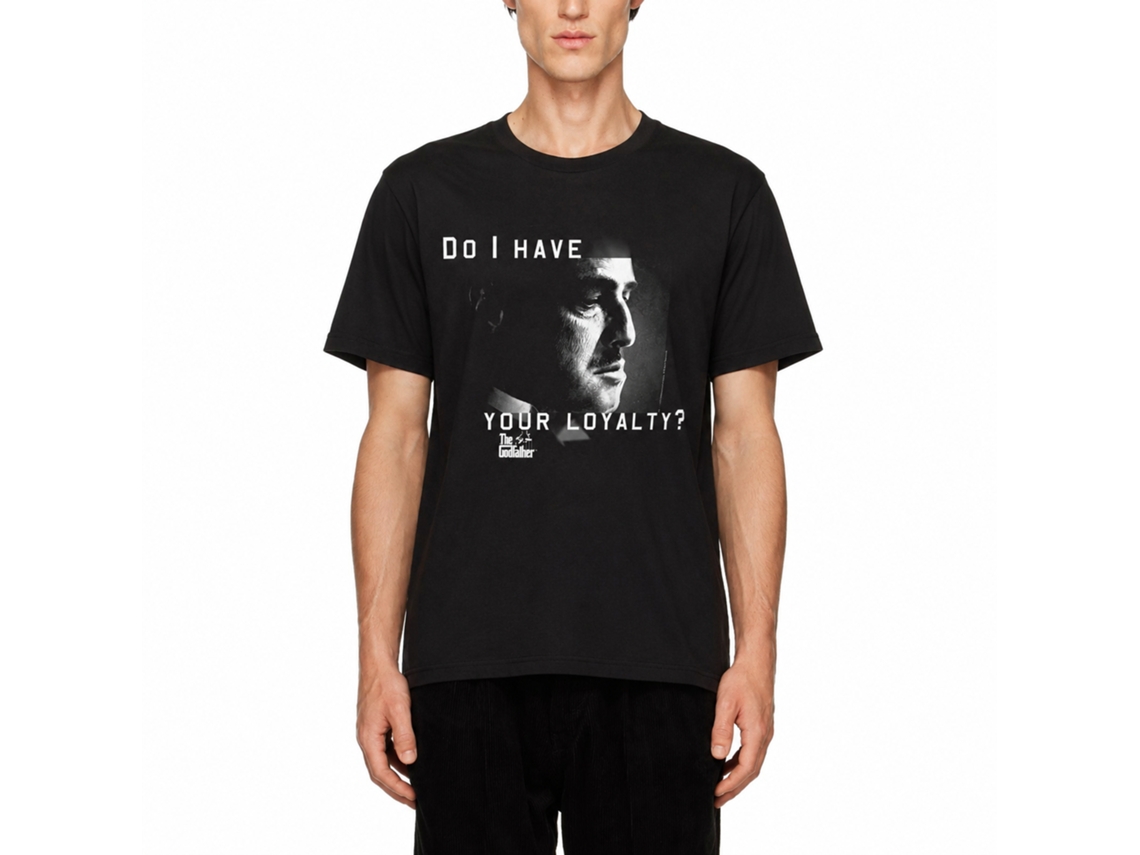 Rockinstone Godfather Do I Have Your Loyalty Black Adult T-shirt Size:m