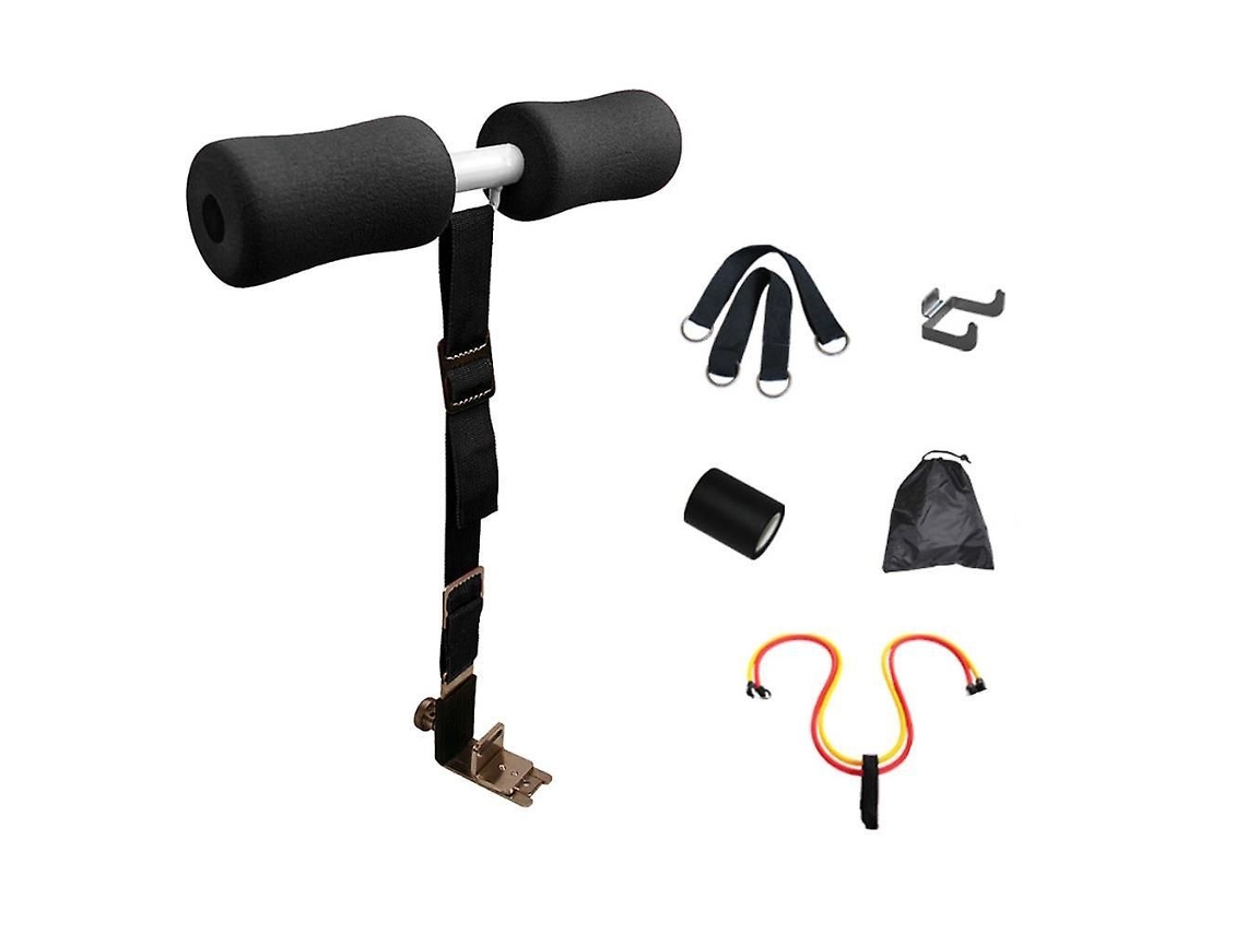 Conjunto de Cintas para Flexão Isquiotibiais, Portátil e Ajustável, Exercícios Abdominais na Porta, Ideal P Ara Tre Inar em Casa, no Trabal GOKOCO