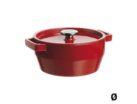 Caçarola com Tampa  Slow Cook Ferro Fundido - 3,8 L