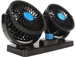 Ventilador Automotivo Matybobe, Ventilador De Resfriamento Automático, Plugue De Isqueiro 12v, Cabeça Dupla, Rotação De