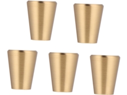 Conjunto De 5 Puxadores Porta Em Cobre, Acessórios Para Móveis, Design Simples, Material De Madeira, À Prova De Ferrugem