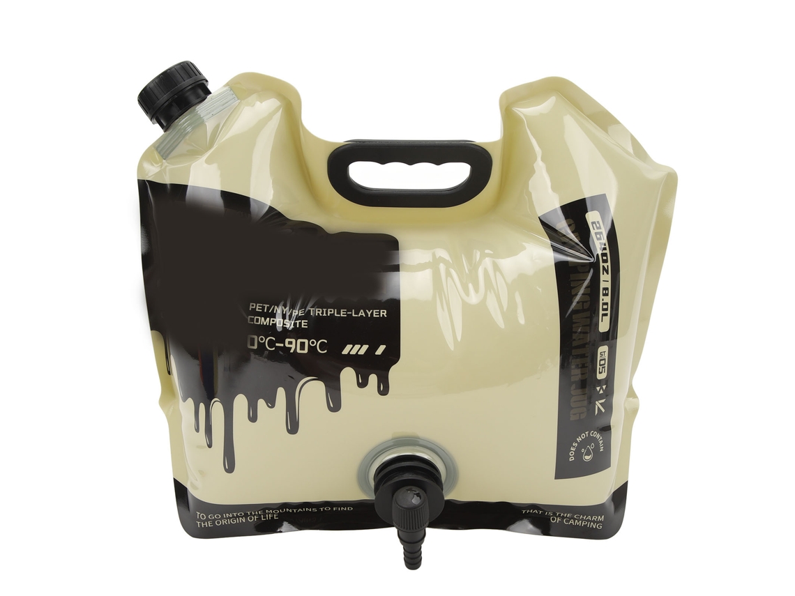 Saco de Água Plegável 8l Portátil para Camping Travel