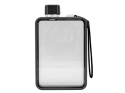 Garrafa de Água LAXISCREED 380ml Plástica Transparente Anti vazamento