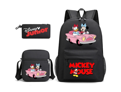 KOHREE Conjunto de Três Peças de Mochila de Estudante Do Mickey Mouse