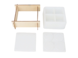 Rebe-moldes De Silicona Para Caja De Almacenamiento Multicapa Apilable Organizador De Joyas Y Bijouterie
