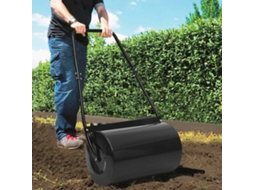 Vidaxl Rolo Para Relvado 63 Cm 50 L Preto