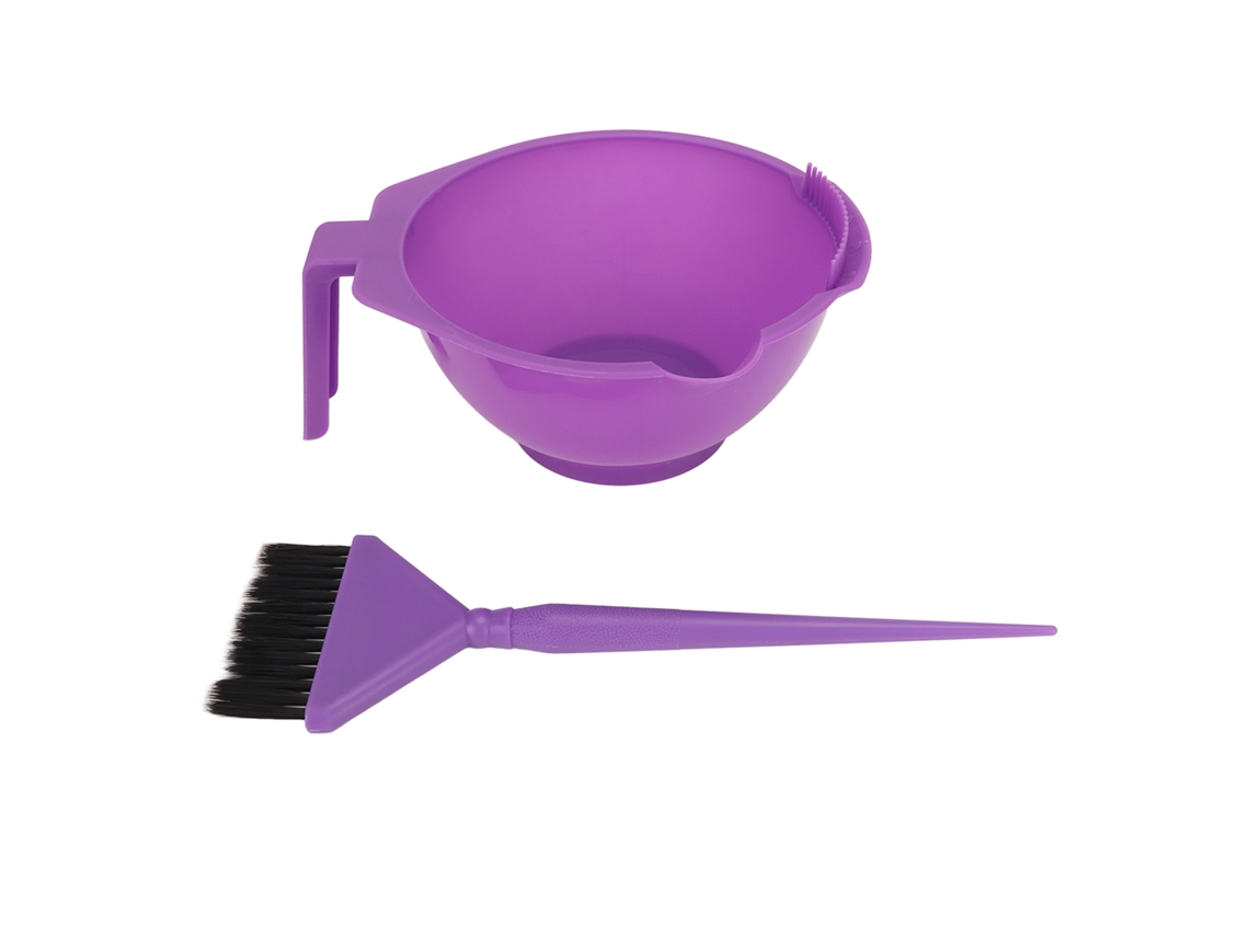 2026 kit de Ferramentas para Colorir o Cabelo com Pincel e Tigela 2 Peças para Salão em Casa