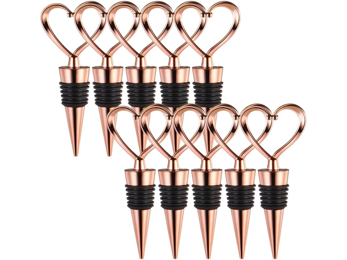 Pacote Com 10 Rolhas Para Garrafas De Vinho.