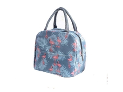 Aquaforge T Bag com estampa de flamingo e bolsa térmica portátil para mulheres
