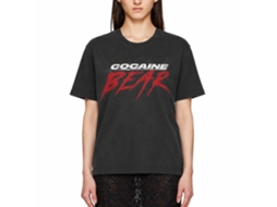 Rockinstone Cocaine Bear Movie Logo Dark Solid Smoke Adult T-shirt Size:s