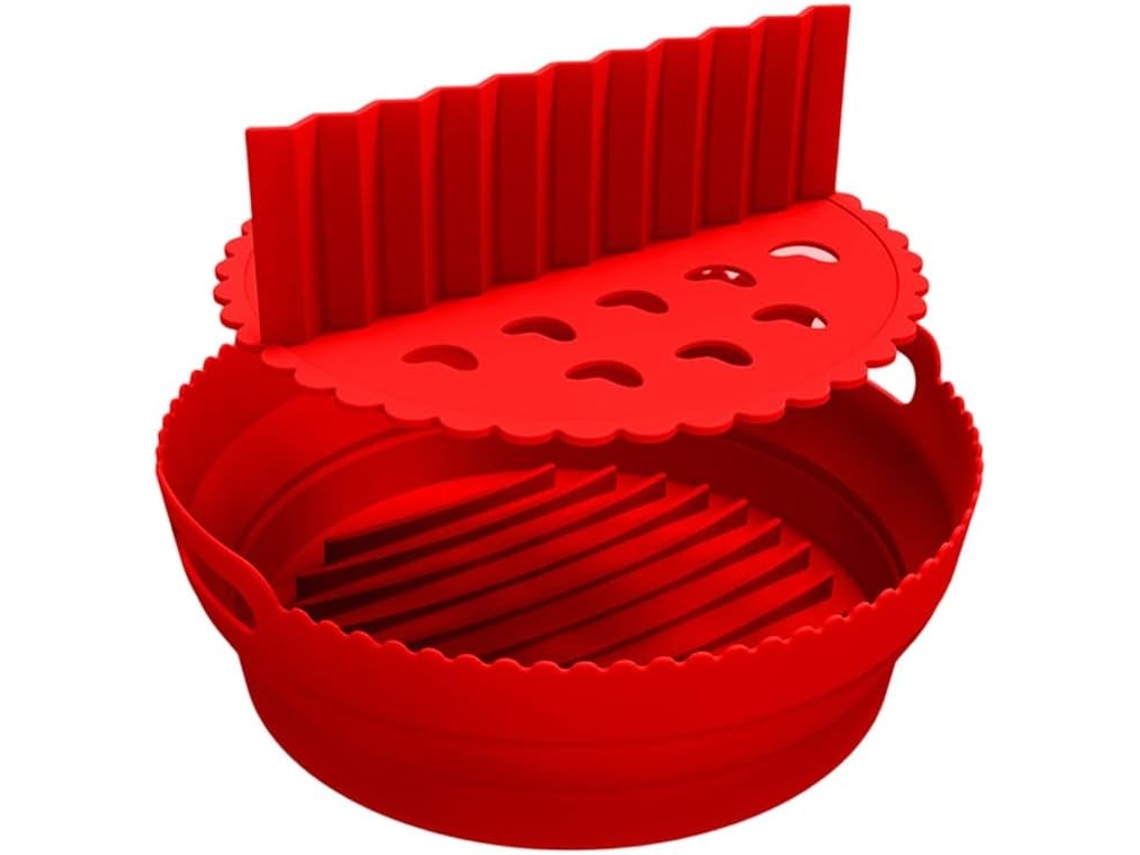 Forros De Silicone Reutilizáveis Para Fritadeira A Ar De 8,5 Polegadas (21,6 Cm) Com Capacidade De 5 A 8