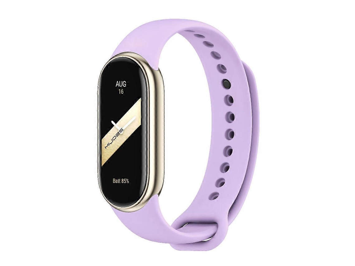Pulseira De Silicone Mijobs Com Fivela Metálica E Cor Sólida Para Xiaomi Smart Band 9/8