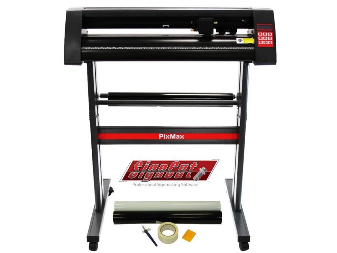 Pacote De Plotter De Recorte De Vinil Pixmax, Sign-cut Pro E Remoção De Excesso De Vinil., Esta Plotter De Recorte Pixmax Possui Uma Grande