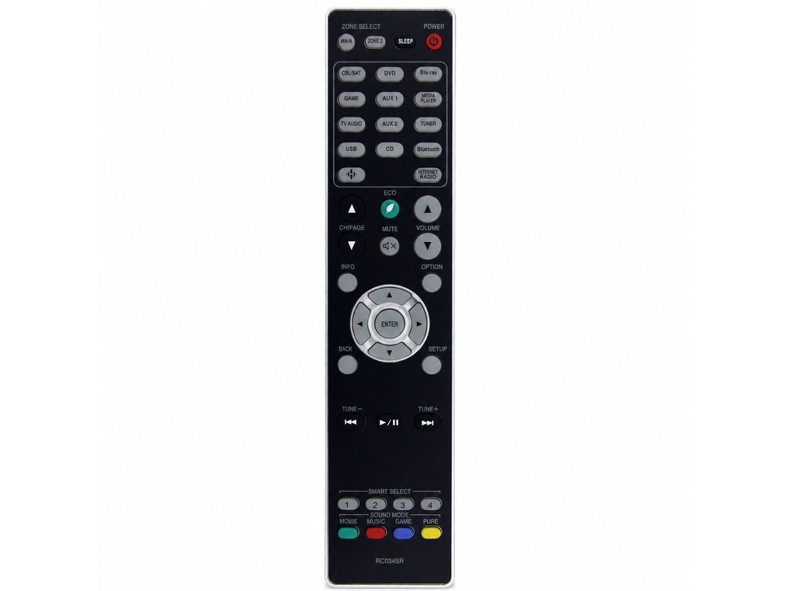 Comando À Distância De Substituição Compatível Com Recetor Av Marantz Rc034sr