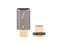 Adaptador (transmissão Thunderbolt 4 Projeção De Tela 4k 8k) Adaptador Magnético Thunderbolt 4 Tipo-c Macho Para Tipo-c Macho