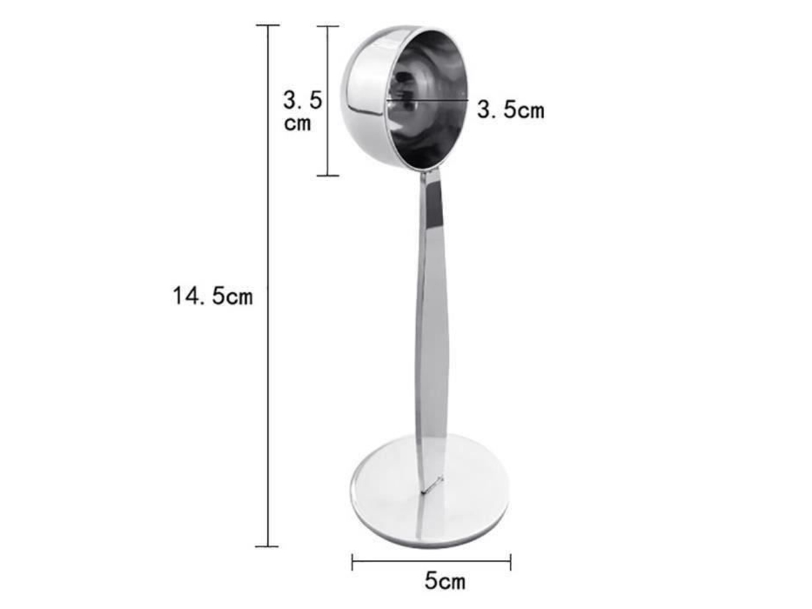 Feihuang-Moedor de Café Colher de Café de Aço Inoxidável 2 em 1 Colher com Suporte Café Expresso AUTREMENT
