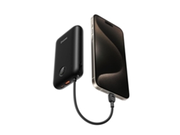 Powerbank SWISSTEN Voltbox 30000 mAh com Cabos Integrados USB-C e Lightning (Outlet Grade A)