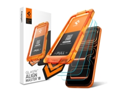 Película Protetora De Vidro Spigen Glass.tr Slim, Pacote Com 3 Unidades, Para Iphone 17 Pro, Alta Qualidade.