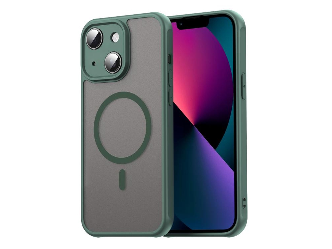 Capa Fan Dun Para Iphone 13 - Tpu Híbrido Pc Fosco - Magsafe