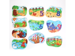 Mali quebra cabeça de Madeira Infantil para Educação Cedo com Animal Matching Game Brinquedo Inteligente