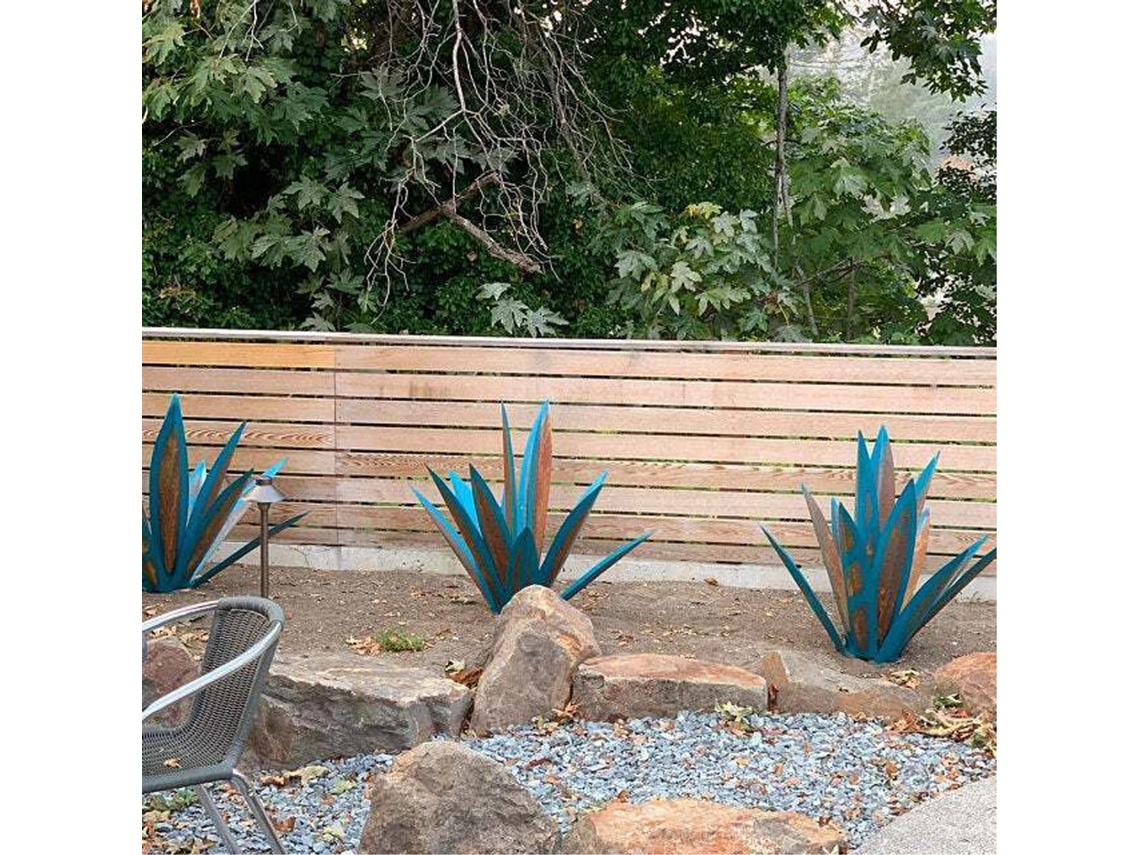 Decoração de Agave de Ferro Primerox para Jardim e Casa Decorativo Exterior e Interior
