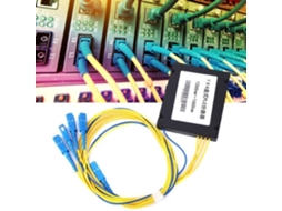 HURRISE Divisor de Fibra Óptica Divisor Modo Perda de Inserção 1X4 Interface Sc/Upc Ferramentas Para