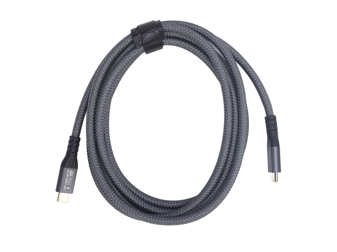 Cabo Usb C Para Usb C 3.2 Gen 2 20gbps 240w 4k 60hz 2m