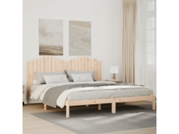 Cama Extra Longa Sem Colchão 200x220 Cm Madeira Maciça