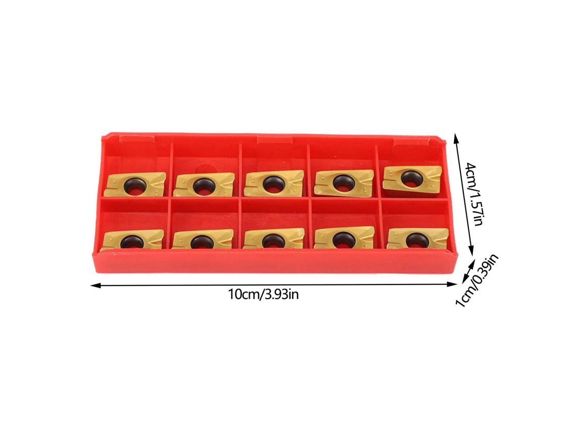 Laxiscreed Apmt1604 Fresa De Inserto Para Materiais Dureza 15-50hrc Em Torneamento