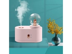 Umidificador silencioso para casa, atomizador pequeno, recarregável via USB, luz noturna para quarto, Flye241180, cor rosa Brilvibera
