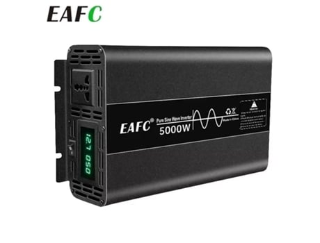 5000w Amorfo Inversor De Energia Para Carro De Onda Senoidal Pura De 12 V A 220 V Para Carro, Veículos, Caminhões, Acampamento Eafc