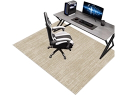 Tapete Cadeira Gamer Escritório Protetor Piso Antiderrapante 60 X 80 Cm Madeira (60 Cm),