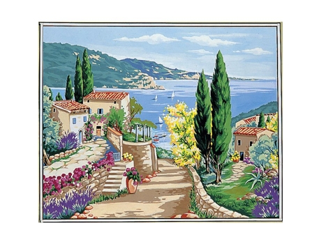 Canevas Pénélope Antigo Mediterrâneo 60x70cm Margot