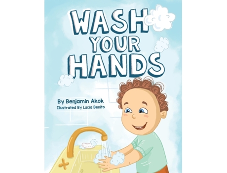 Livro Wash Your Hands Benjamin Akok (Inglês)