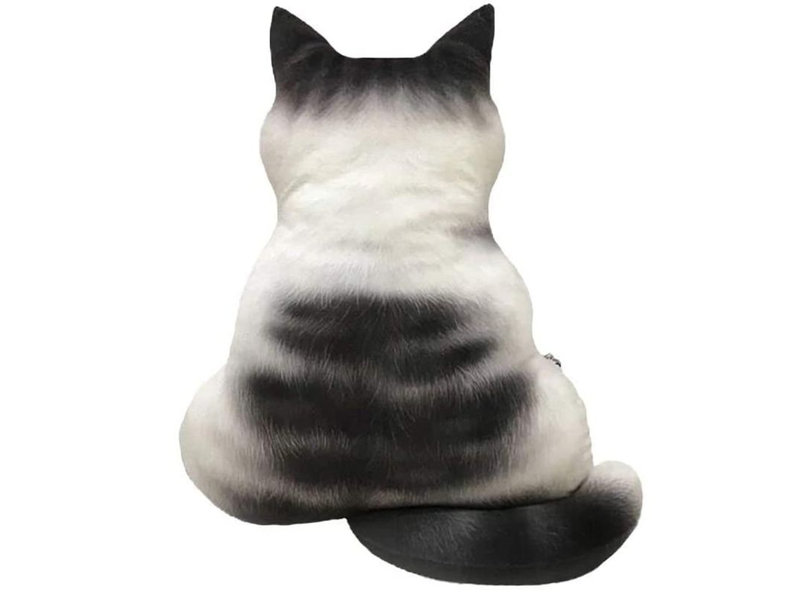 Travesseiro Nova Line de Pelúcia Gato, 35x35cm