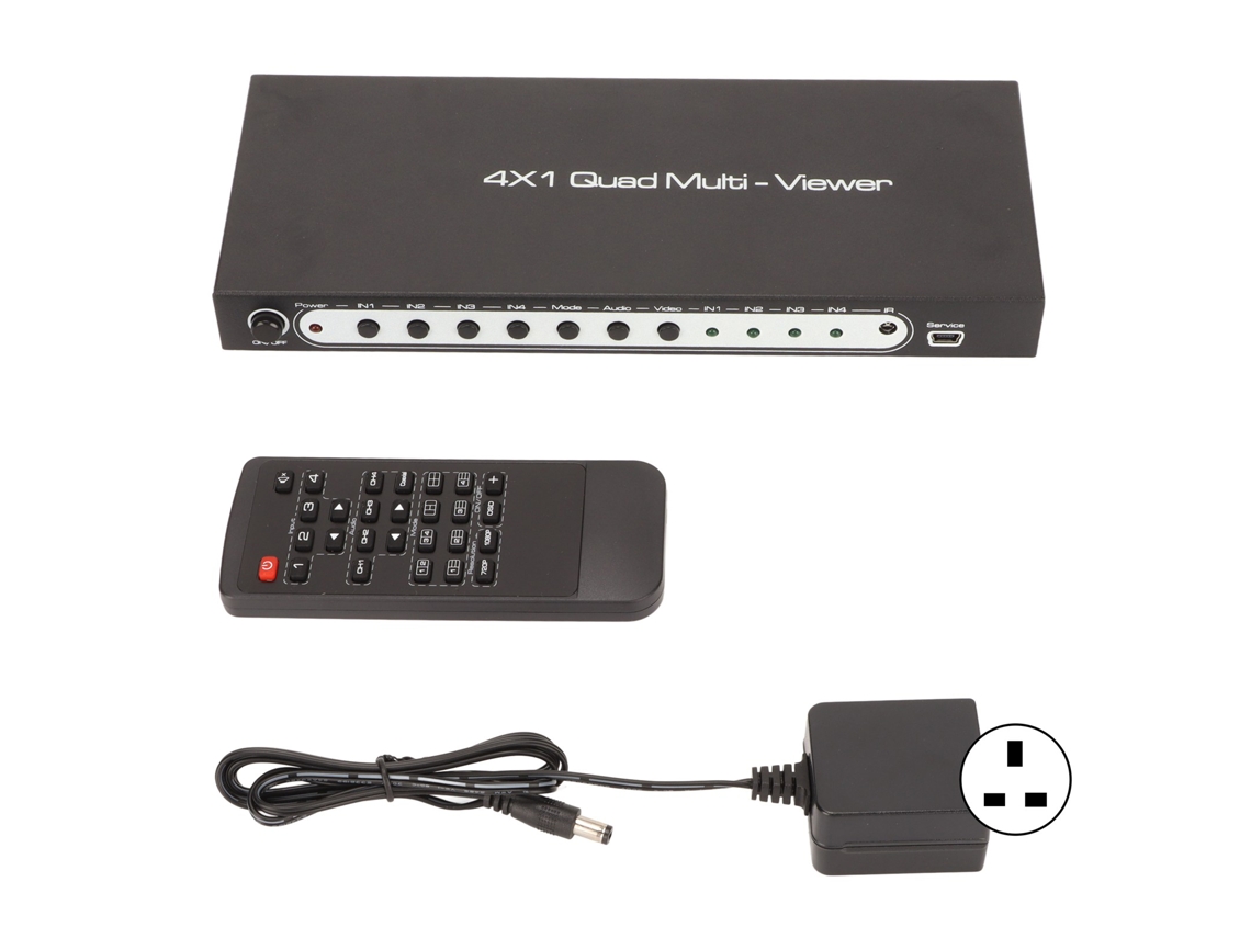 Multi viewer Hdmi LAXISCREED 4 Entradas 1 Saída