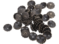 Conjunto De 50 Arruelas Fixação Mikikit Para Puxadores Armário, Em Formato De Flor, Em Liga De Zinco Resistente, Para
