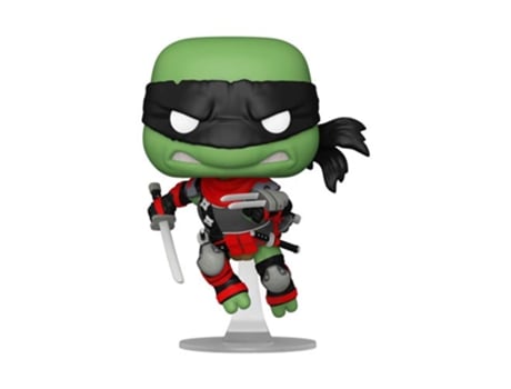 Figura Funko TARTARUGAS NINJA MUTANTES: Leonardo Escuro Pop! Vinil Banda Desenhada