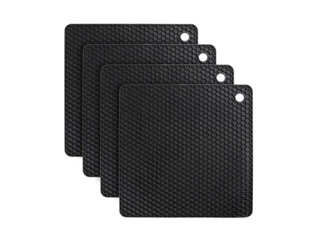 Conjunto de 4 Souspratos de Silicone Resistente Ao Calor Até 250°C MEOIRUERY