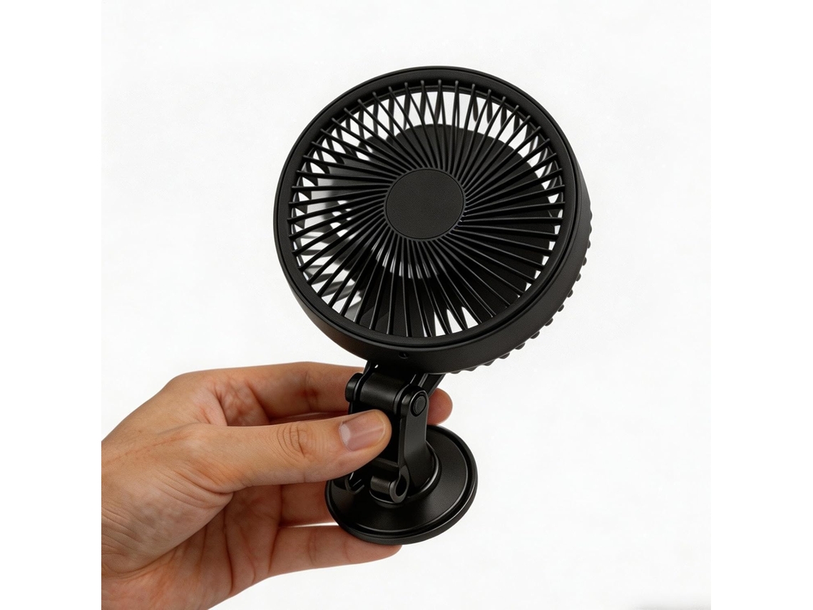 Ventilador Portátil De Alta Velocidade Com Ventosa Para Resfriamento Carros