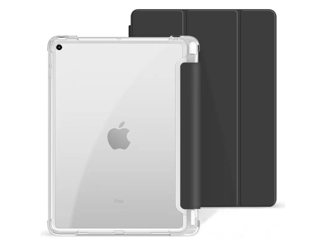 Capa PANOONA 2020/2018 iPad Pro 12.9 com tampa preta transparente | PANOONA
